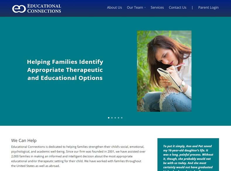 Educational Connections Website